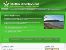 Tablet Screenshot of kokoheadschool.org